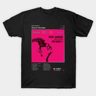 Nina Simone - Wild Is The Wind Tracklist Album T-Shirt